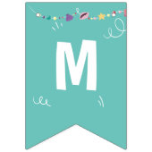 Meerjungfrau unter dem Party farbenfrohe Muscheln Wimpelkette (Erste Fahne)