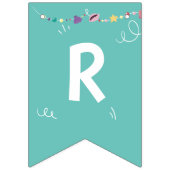 Meerjungfrau unter dem Party farbenfrohe Muscheln Wimpelkette (Dritte Fahne)