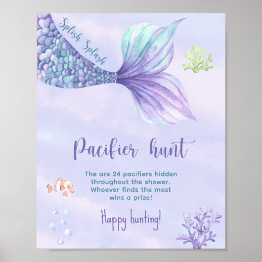 Meerjungfrau unter dem Schnuller Jagd Poster (Vorne)