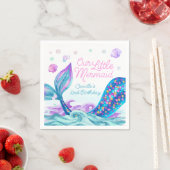 Meerjungfrau unter der Geburt des Wassers Serviette (Beispiel)