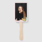 Meerjungfrau unter der Geburtstagspartei Fächer (Rückseite)