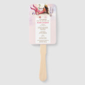 Meerjungfrau unter der Geburtstagspartei Fächer (Vorderseite)