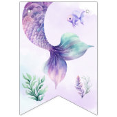 Meerjungfrau unter der Geburtstagspartei Wimpelkette (Erste Fahne)