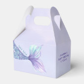 Meerjungfrau unter der Kinderdusche Geschenkschachtel (Rückseite)