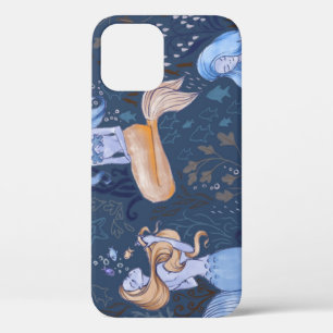 Meerjungfrau Unterwassersee Nahtlose Illustration Case-Mate iPhone Hülle