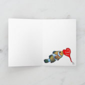 Meerjungfrau-Valentinsgruß Feiertagskarte (Innenseite)