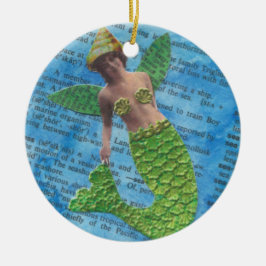 Meerjungfrau-Verzierung Keramik Ornament