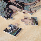 Meerjungfrau Vintag antiker Zauber Puzzle (Seite)