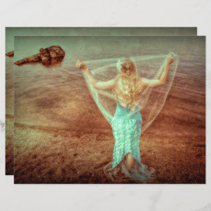 Meerjungfrau Vintag Aquamarin braun