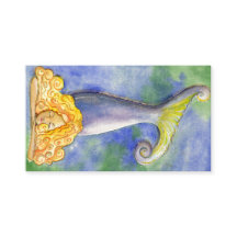 Meerjungfrau-Visitenkarte