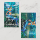 Meerjungfrau-Visitenkarten Visitenkarte (Vorne/Hinten)