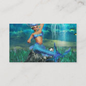 Meerjungfrau-Visitenkarten Visitenkarte (Rückseite)