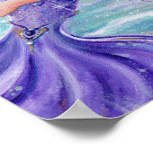 Meerjungfrau von Renee Lavoie Poster (Ecke)