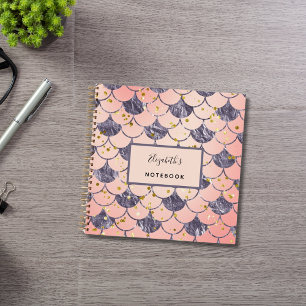 Meerjungfrau-Waage lila Notizblock