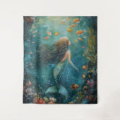 Meerjungfrau Wandteppich (Vorderseite)