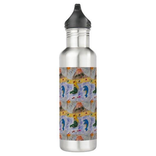 Meerjungfrau Wasserflasche Edelstahlflasche (Rechts)