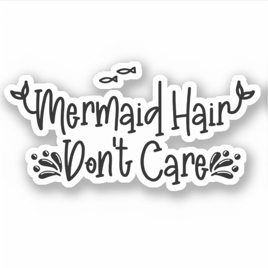 Meerjungfrau Wasserflasche Sonnen trinken Aufkleber (Vorderseite)