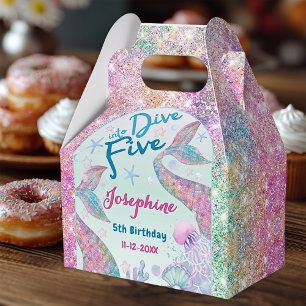 Meerjungfrau whimsvoll zum fünften Geburtstag cust Geschenkschachtel