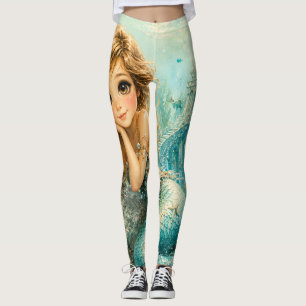 Meerjungfrau-Wünsche werden wahr Leggings