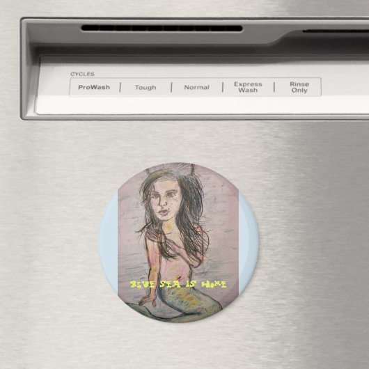 Meerjungfrau: Zuhause Magnet (In Situ (Geschirrspüler))