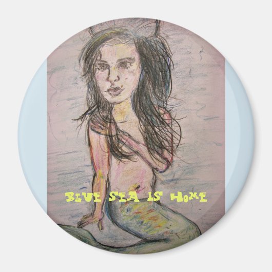 Meerjungfrau: Zuhause Magnet (Vorne)