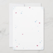 Meerjungfrau zum Geburtstag Einladung (Rückseite)