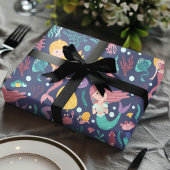 Meerjungfrau zum Geburtstag Geschenkpapier