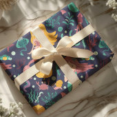 Meerjungfrau zum Geburtstag Geschenkpapier