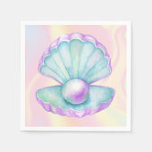 Meerjungfrau zum Geburtstag Serviette (Vorderseite)