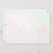 Meerjungfrau Zwei Foto zum 2. Geburtstag Party Einladung (Rückseite)