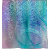 Meerjungfraubadezimmer Dekor Duschvorhang (Vorderseite)