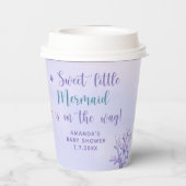Meerjungfraudusche Pappbecher (Rückseite)