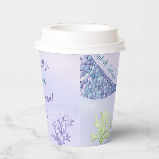 Meerjungfraudusche Pappbecher (Rechts)