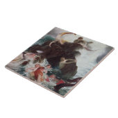 Meerjungfrauen an Spiel, 1886 (Öl auf Leinwand) Fliese (Seite)