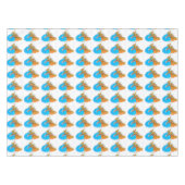 Meerjungfrauen aus blauem Schwanz Tischdecke (Vorderseite (Horizontal))