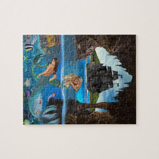 MEERJUNGFRAUEN DER PIRATEN-HÖHLE PUZZLE (Horizontal)