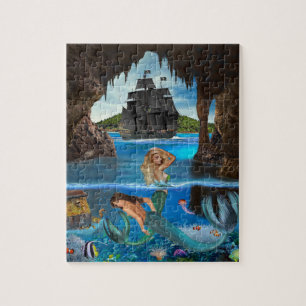 MEERJUNGFRAUEN DER PIRATENHÖHLE PUZZLE