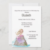 Meerjungfrauen Einladung (Rückseite)