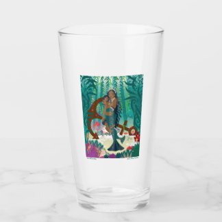Meerjungfrauen-Familie (braune Haut und Augen) Gla Glas