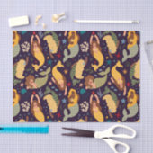 Meerjungfrauen, Fische und Korallenfantasien Seidenpapier (Handwerk)