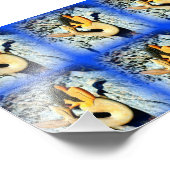 Meerjungfrauen Fotodruck (Ecke)