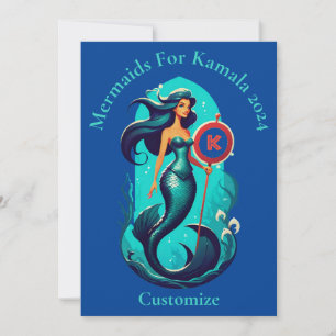Meerjungfrauen Für Kamala 2024 Thunder_Cove Einladung
