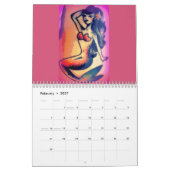 Meerjungfrauen ganzjährig 2018 kalender (Feb 2027)