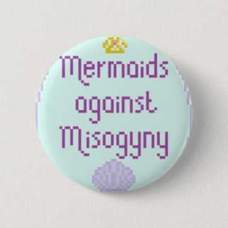 Meerjungfrauen gegen Misandry Button