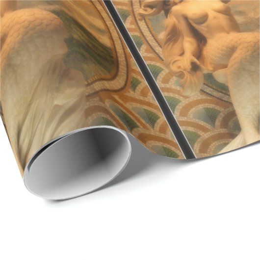 Meerjungfrauen Geschenkpapier (Rolleneckpunkt)