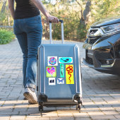 Meerjungfrauen, Hitze, Schlange, Liebe-Schmetterli Aufkleber (Koffer Insitu)