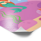 Meerjungfrauen im Kinderzimmer Fotodruck (Ecke)