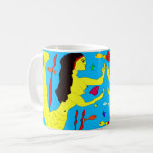 Meerjungfrauen Kaffeetasse (Vorderseite Links)