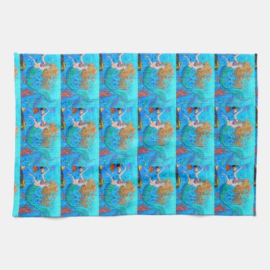 Meerjungfrauen Küchentuch (Horizontal)