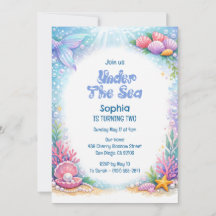 Meerjungfrauen Mädchen Unter dem Meer Zweiter Gebu